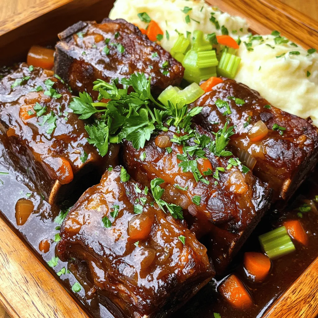 Irish Whiskey Braised Short Ribs Hearty Comfort Meal