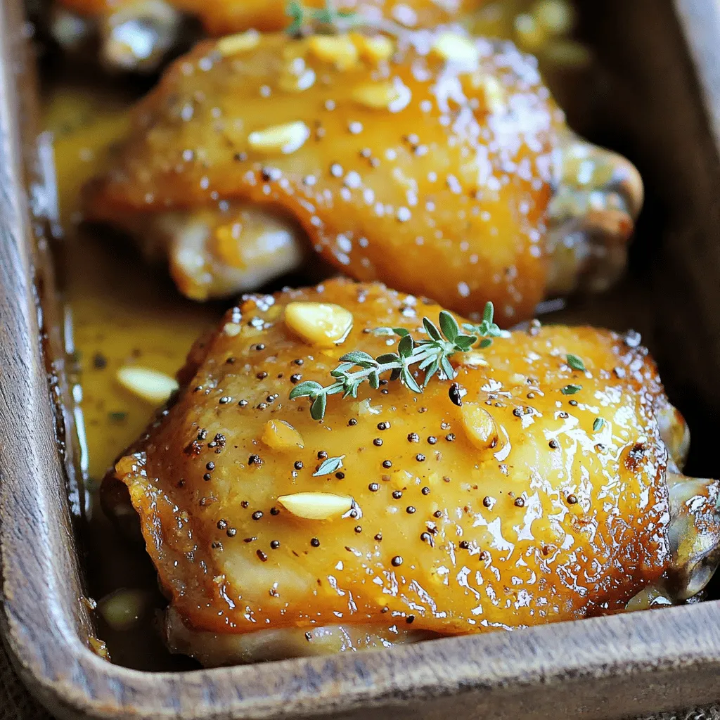 Honey Mustard Chicken Thighs Juicy and Flavorful Dish