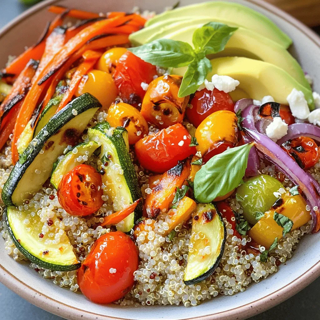 Roasted Vegetable Quinoa Bowl Flavorful and Healthy Meal