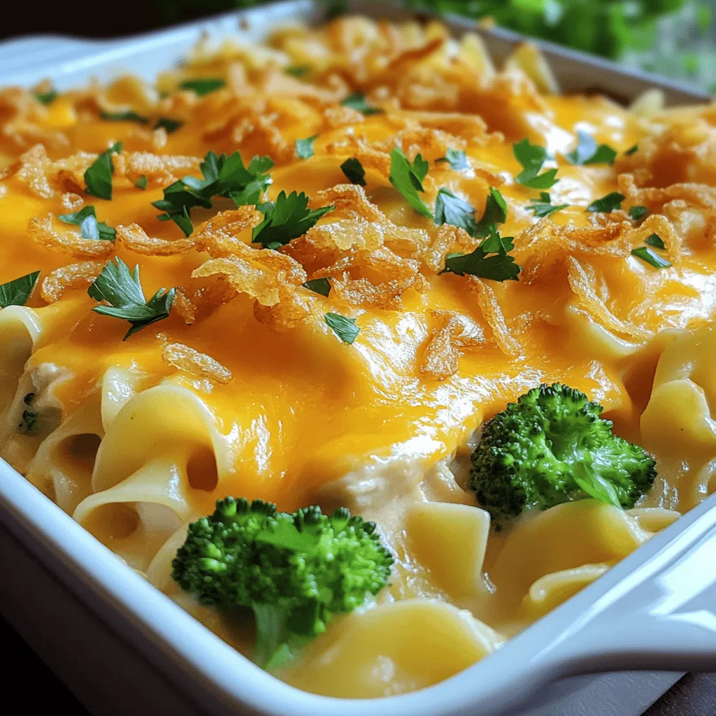 Savory Chicken Noodle Casserole Comfort Food Recipe