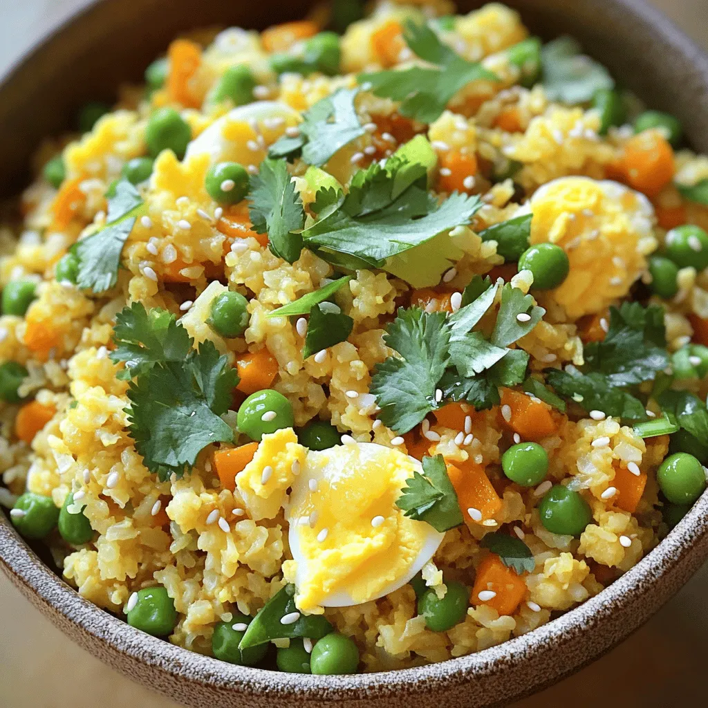 Cauliflower Fried Rice Flavorful and Healthy Dish