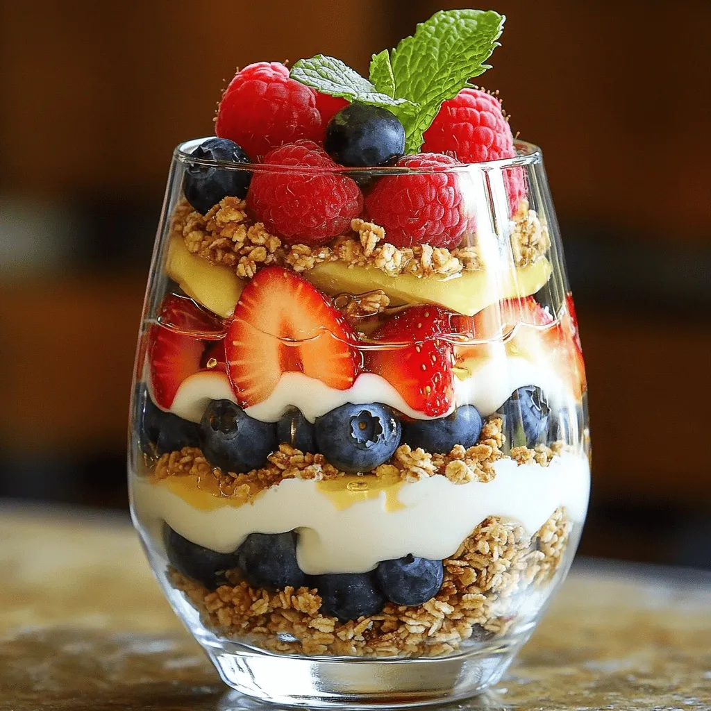 Spring Berry Parfait Fresh and Flavorful Delight