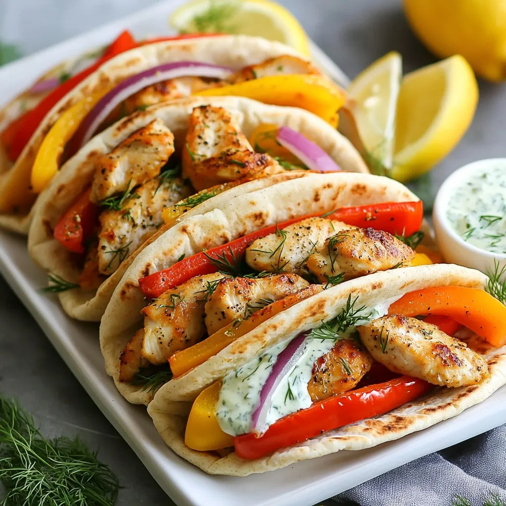 Sheet Pan Chicken Pitas with Herby Ranch Delight