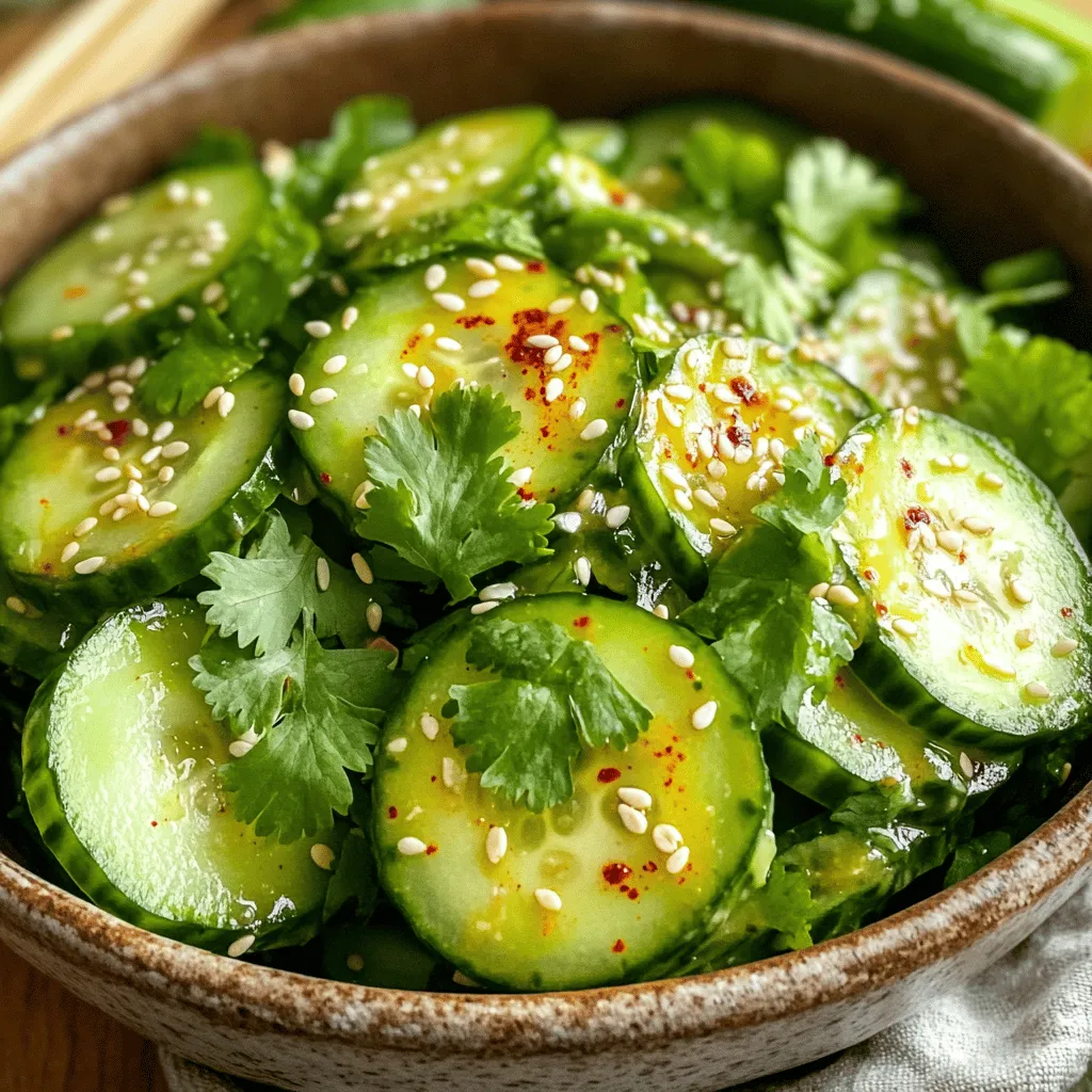 Spicy Korean Cucumber Salad Tasty and Refreshing Joy