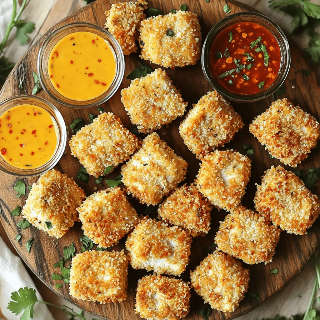 Crispy Air Fryer Tofu Nuggets Easy Plant-Based Snack