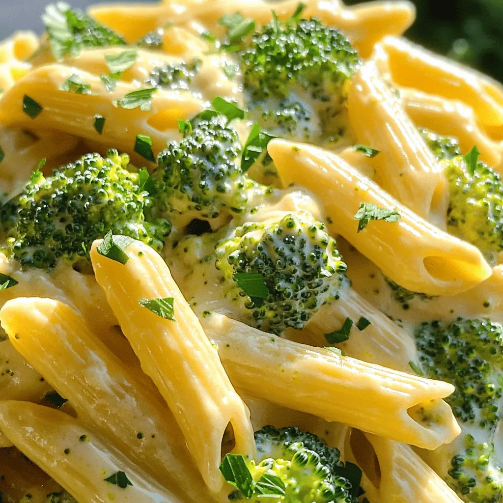 Creamy Broccoli Cheddar Pasta One Pot Delightful Meal