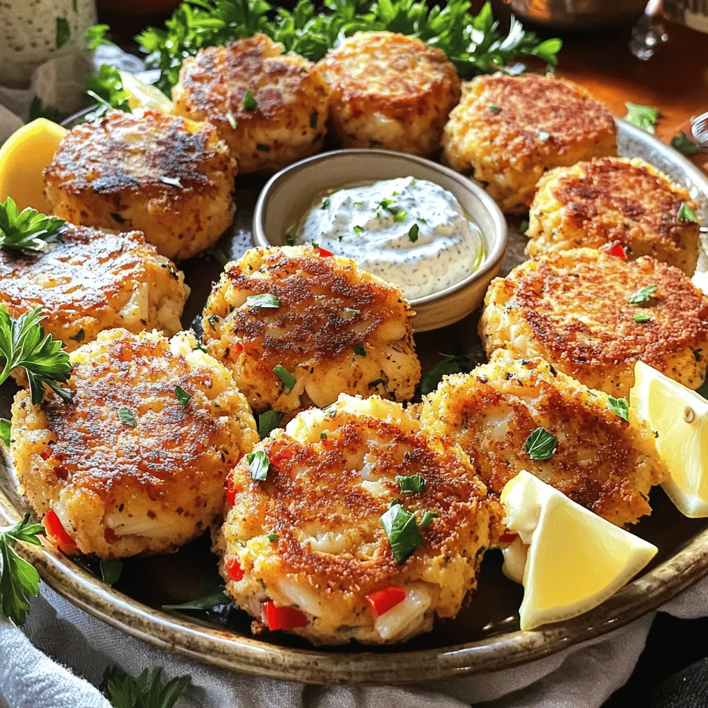 Maryland Style Crab Cake Savory and Flavorful Dish