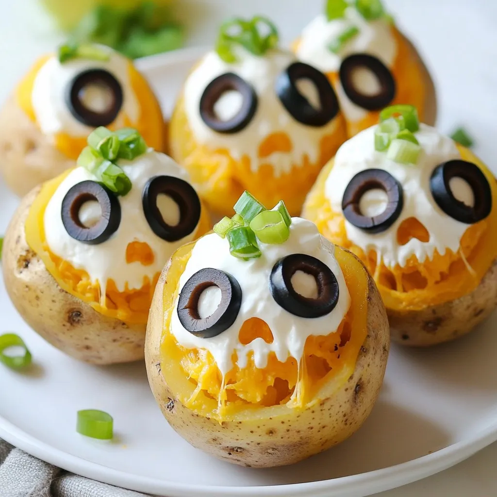 Halloween Skull Potato Bites Creepy and Tasty Treats