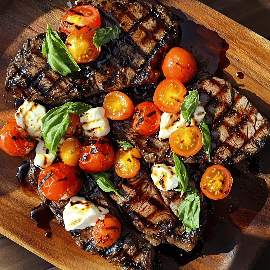 Balsamic Caprese Grilled Steak Recipe Flavor Boost