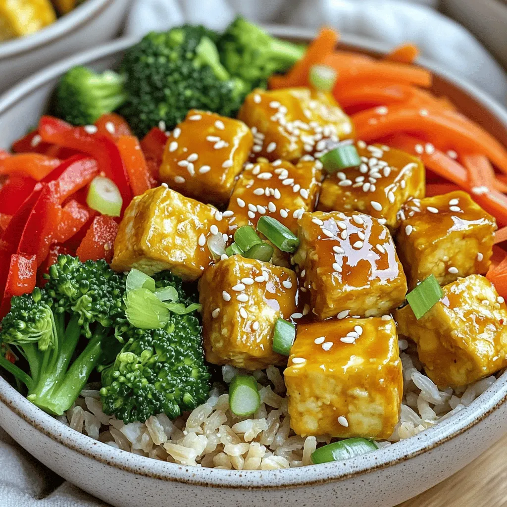 Sweet Chili Tofu Bowls Flavorful and Healthy Dish
