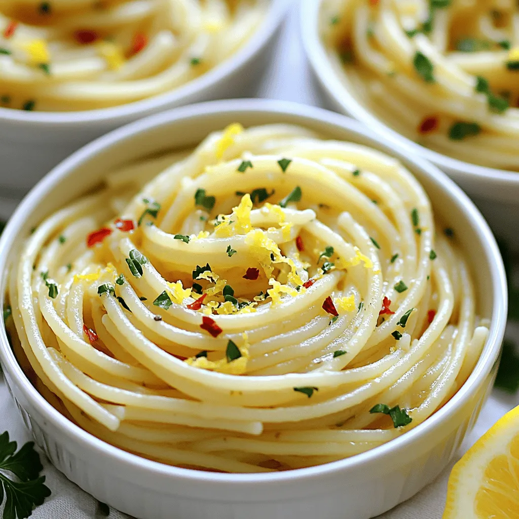Spaghetti Aglio e Olio Flavorful and Simple Dish