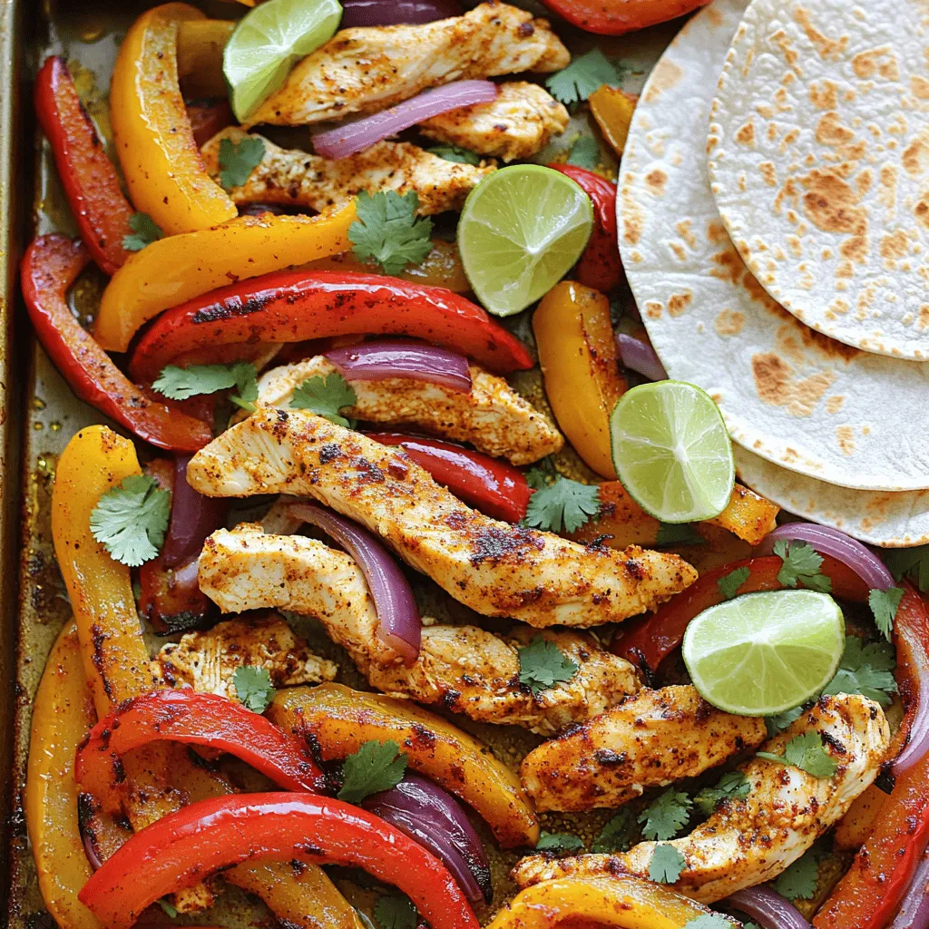 Sheet Pan Chicken Fajitas Flavorful Family Dinner
