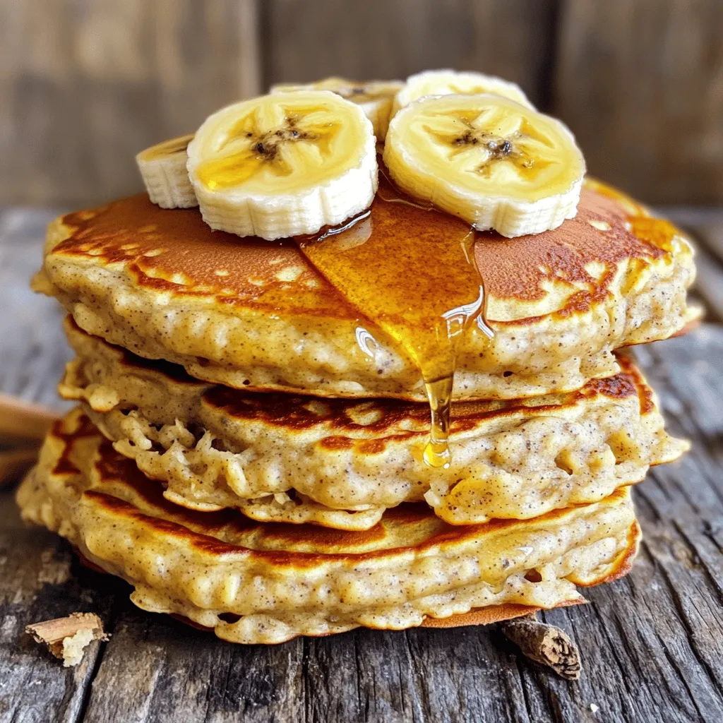 Savory Banana Oatmeal Pancakes Easy and Healthy Meal