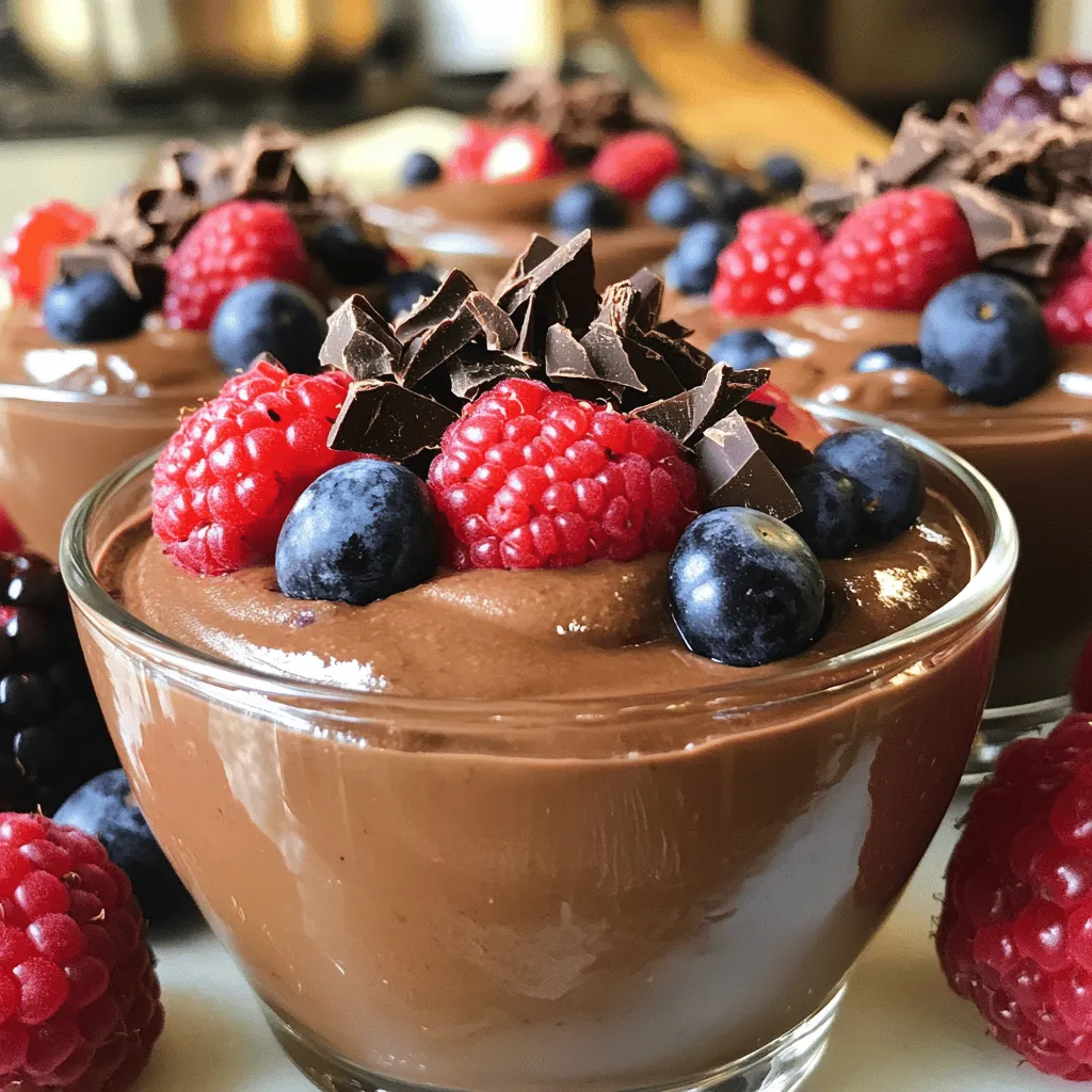 Protein Greek Yogurt Chocolate Pudding Delight Recipe