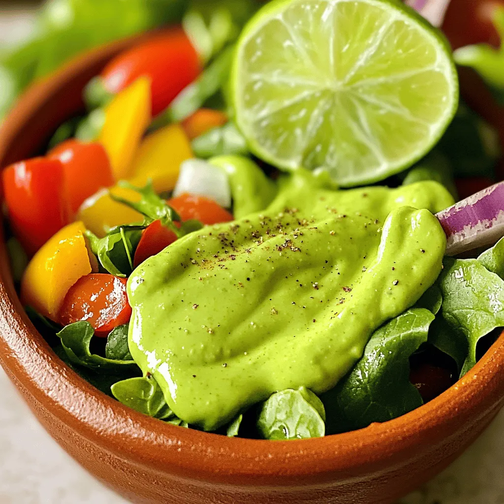 Creamy Avocado Dressing Refreshing and Easy Recipe