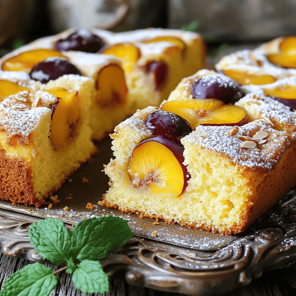 To make this delightful German Plum Cake, you