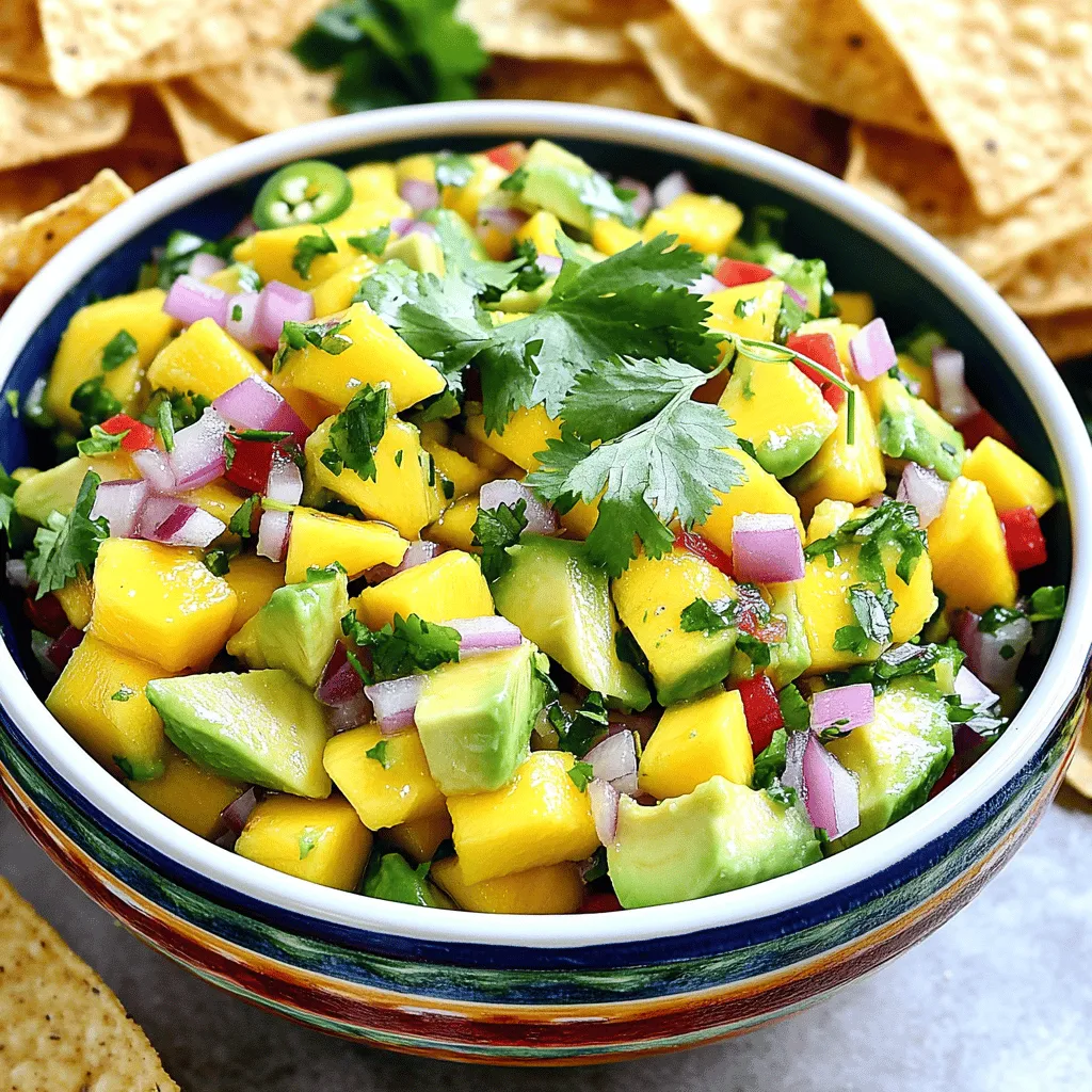 Mango Avocado Salsa Fresh and Flavorful Delight