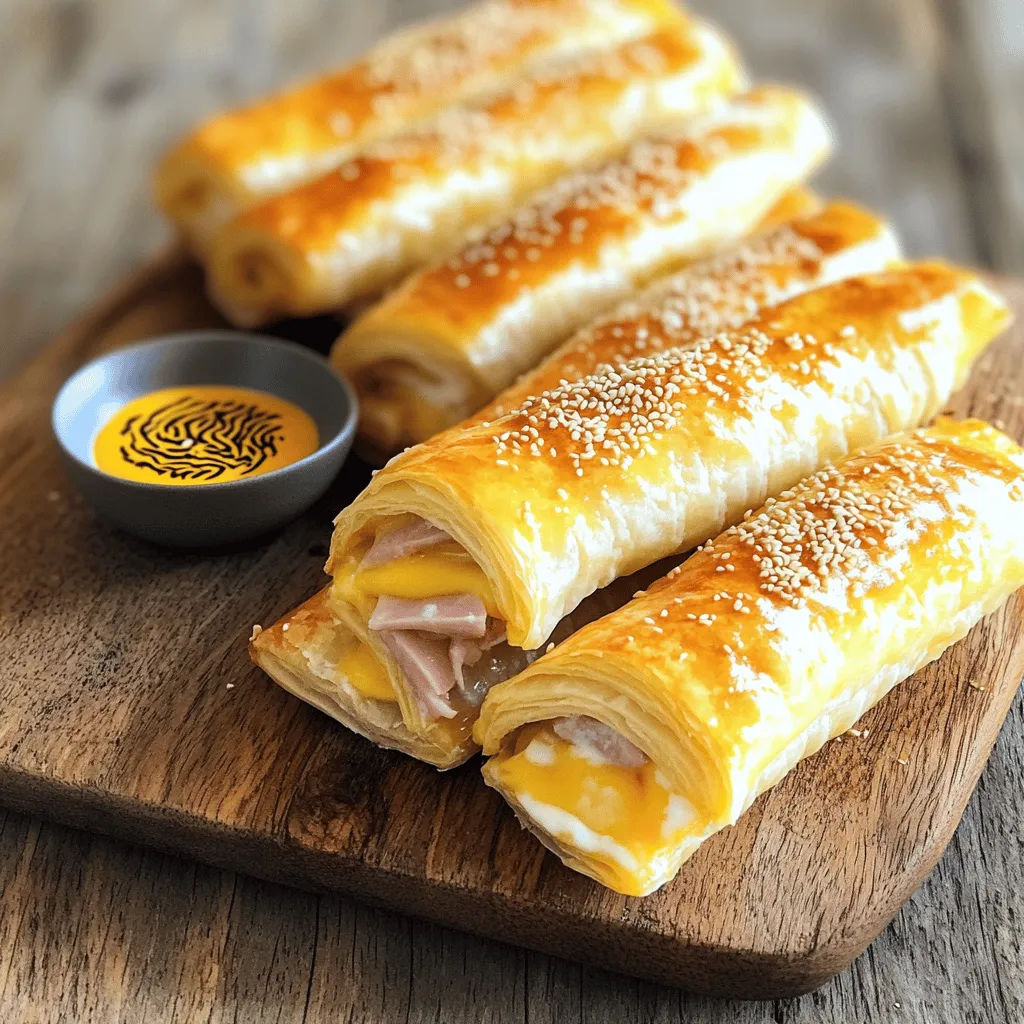 Savory Ham and Cheese Sticks: A Delightful Snack Recipe
