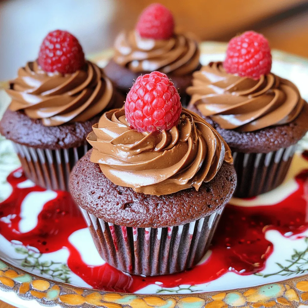 Chocolate Raspberry Cupcakes Indulgent and Simple Treat