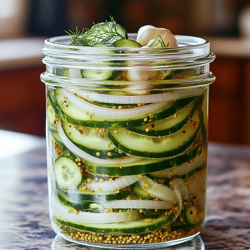 Amish Refrigerator Pickles Crunchy and Flavorful Treat