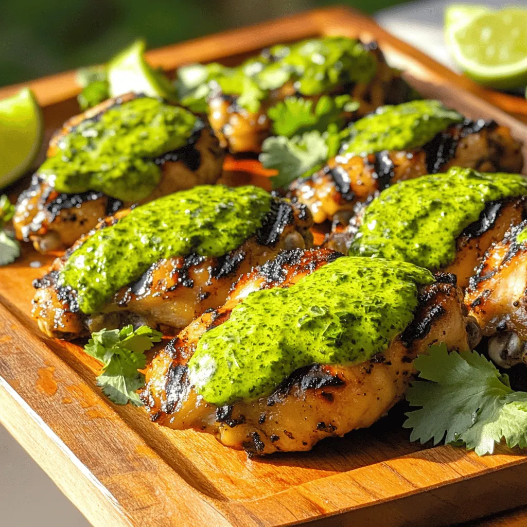 Peruvian Grilled Chicken with Green Sauce Delight