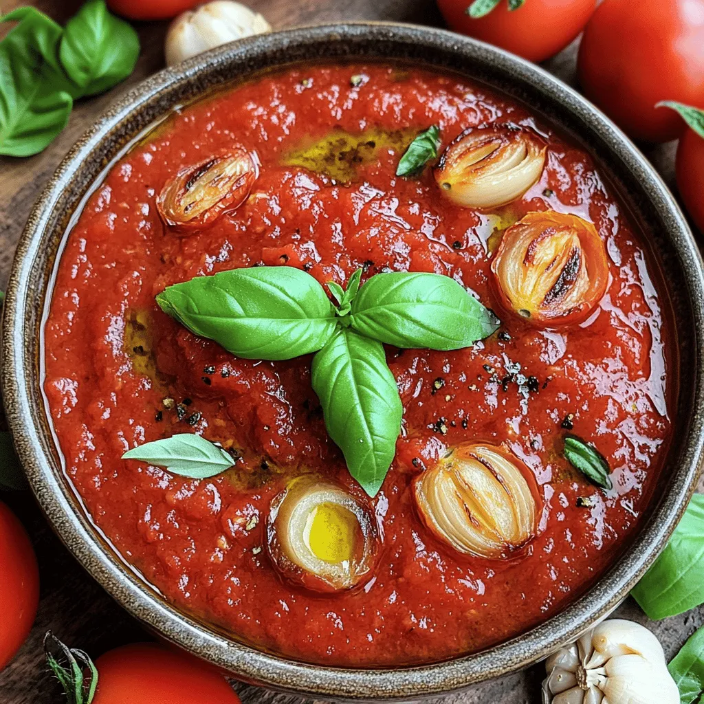 Homemade Roasted Tomato Sauce Flavorful and Easy Recipe
