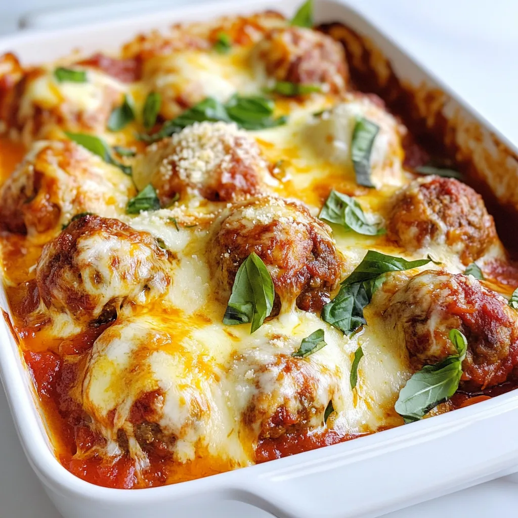 Keto Meatball Casserole Hearty and Flavorful Dish