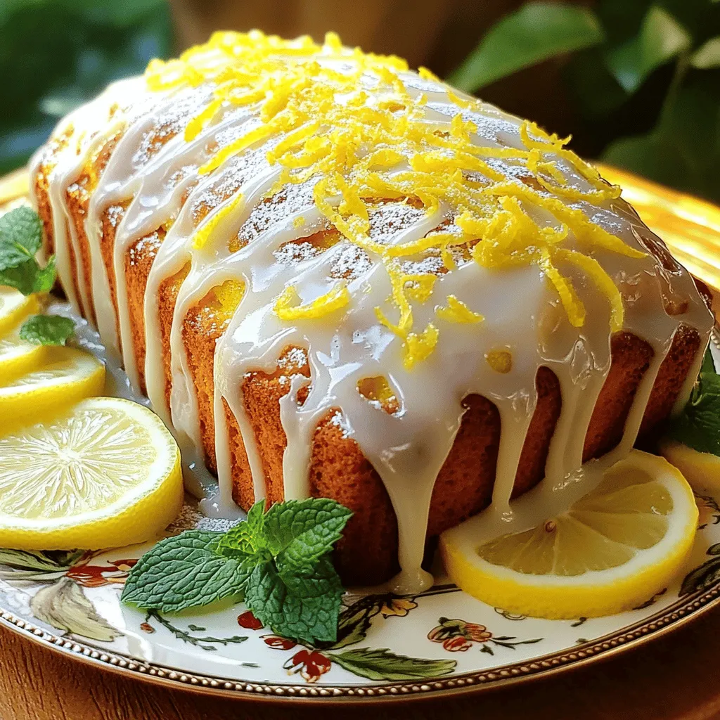 The core of a great lemon cake lies in its ingredients. Each one plays an important role.