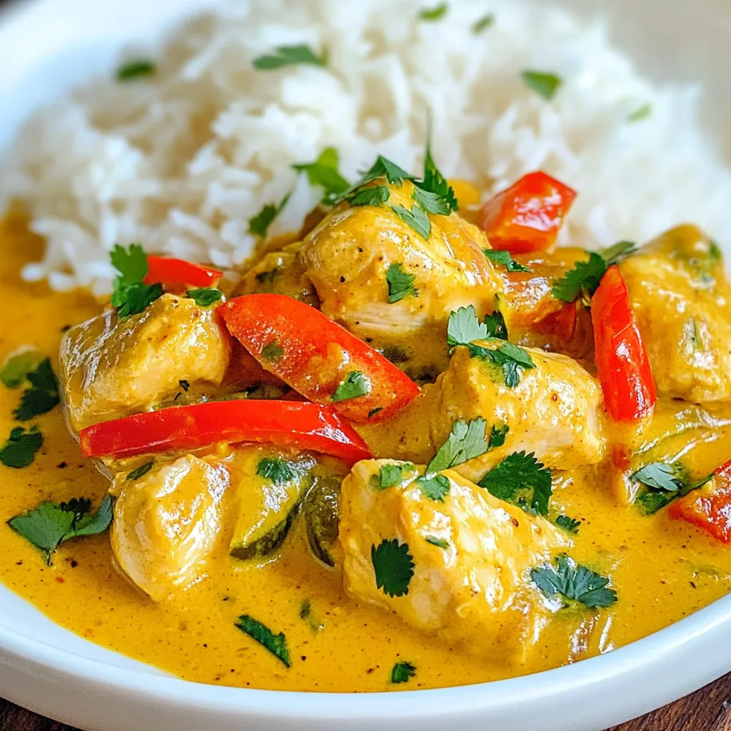 Thai Peanut Curry Chicken Quick and Flavorful Recipe