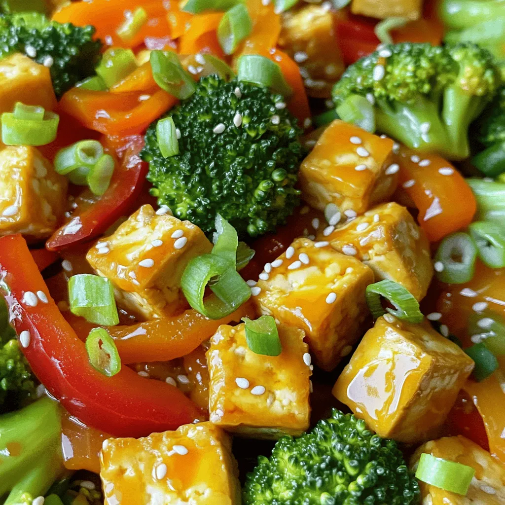 Orange Ginger Tofu Stir Fry Delicious and Healthy Meal