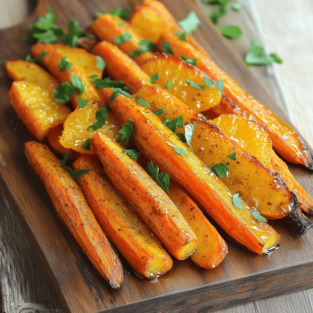 Sweet and Spicy Roasted Carrots Flavorful Side Dish