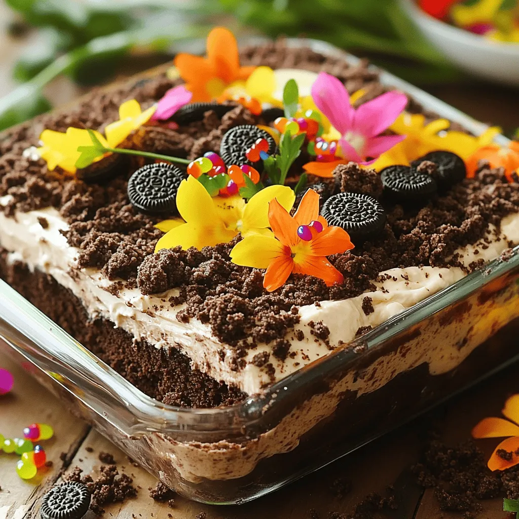 Easter Dirt Cake Casserole Delightful and Fun Recipe