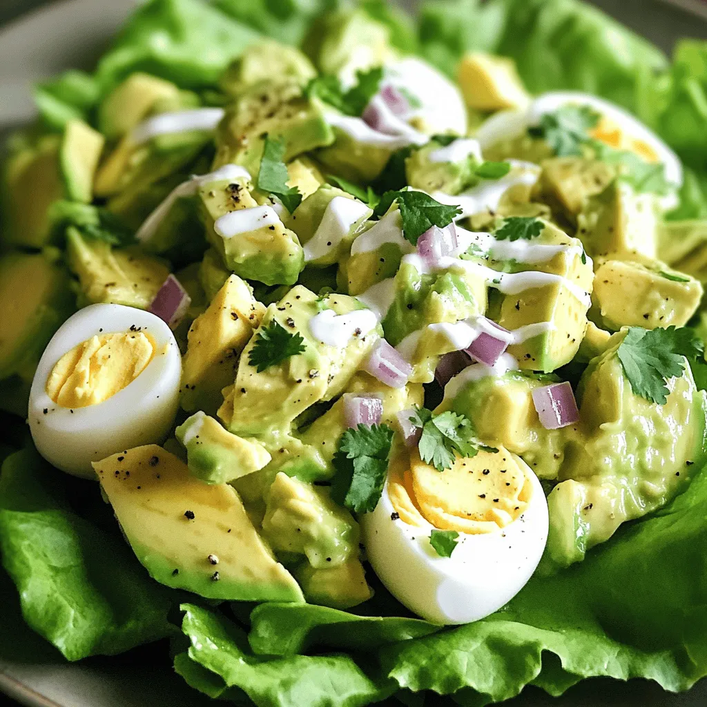 Avocado Egg Salad Fresh and Simple Recipe