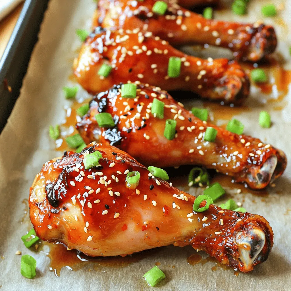 Sweet and Spicy Chicken Drumsticks Flavorful Delight