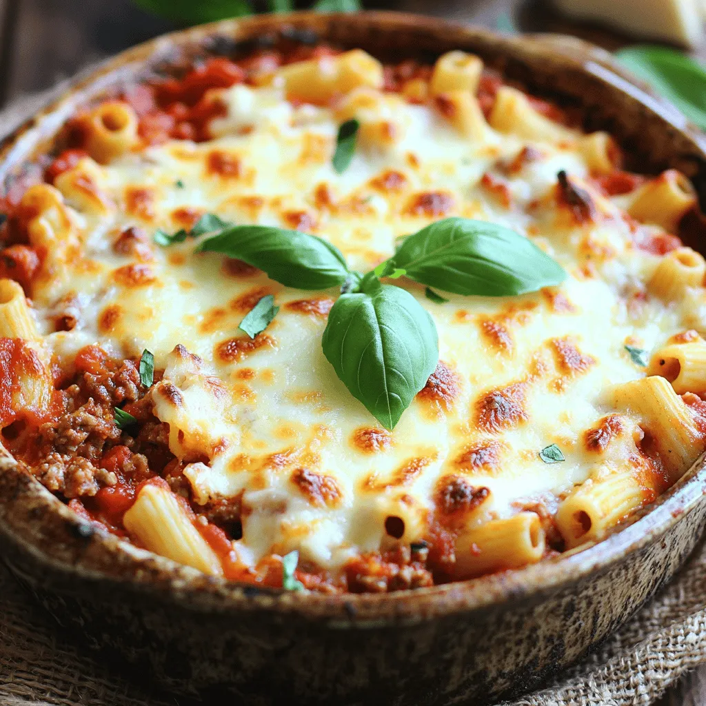 Easy Baked Ziti Simple Recipe for Family Dinner