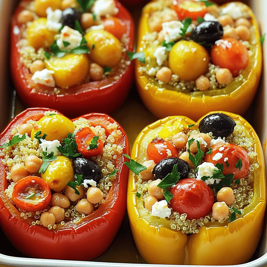 Mediterranean Stuffed Peppers Flavorful and Healthy Dish