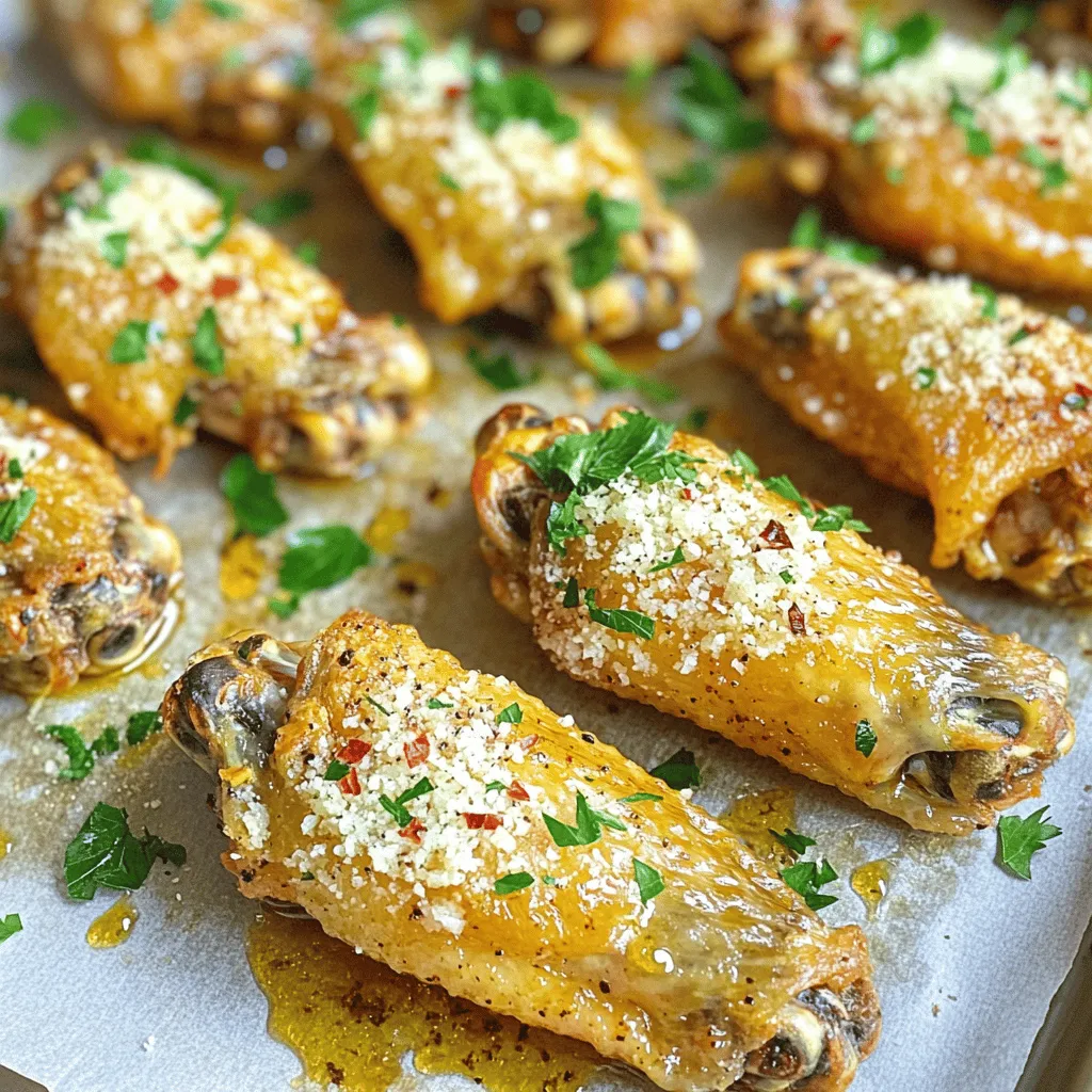 Hot Truffle Garlic Parm Wings Flavorful Party Delight