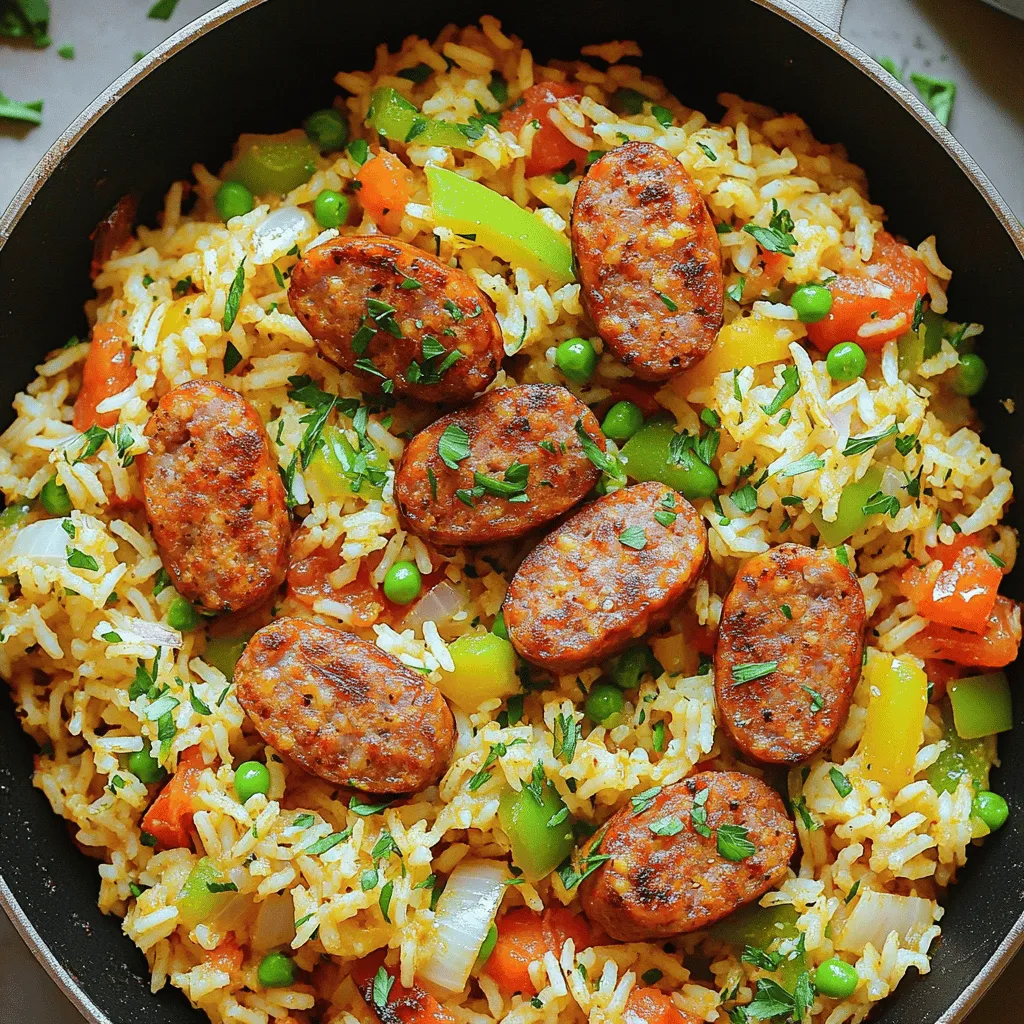 Cajun Sausage and Rice Skillet Hearty One-Pot Meal