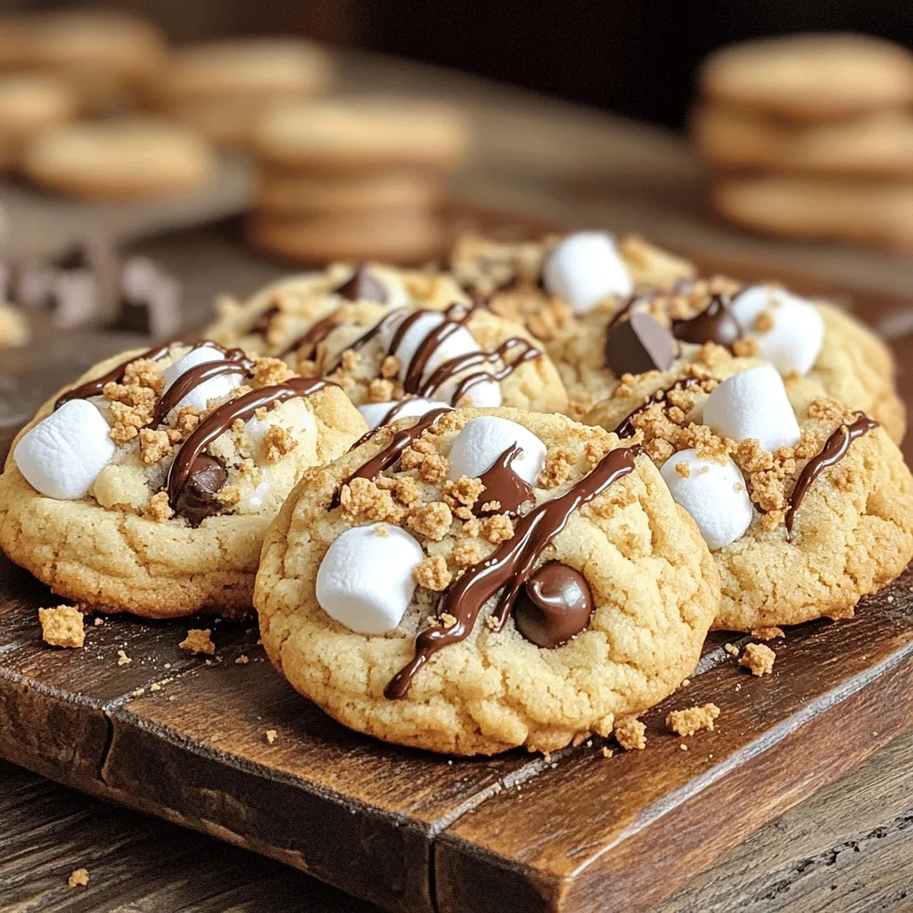 S&#8217;mores Cookies Recipe | Marshmallow and Chocolate Delight
