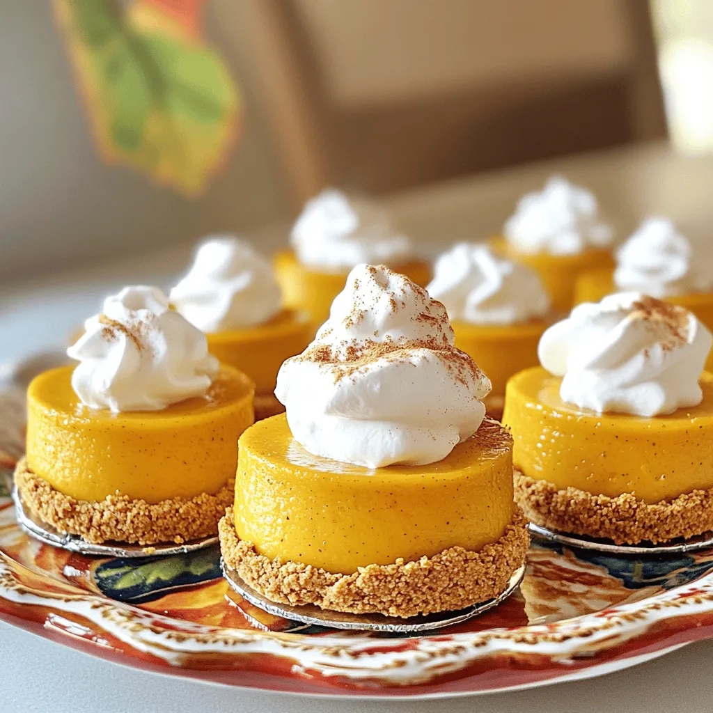 Mini Pumpkin Cheesecakes Fresh and Flavorful Delight