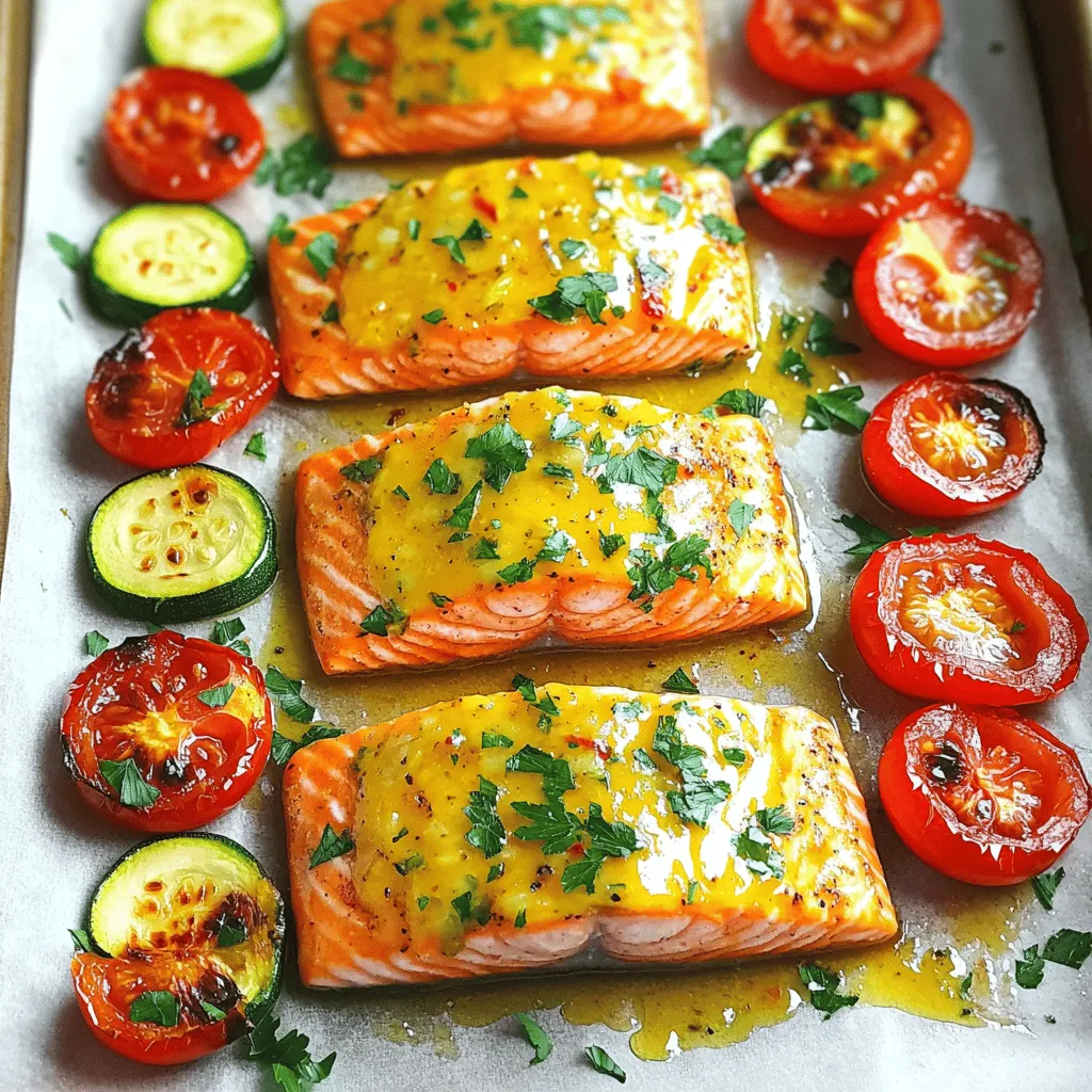 Sheet Pan Lemon Garlic Salmon Easy and Flavorful Recipe