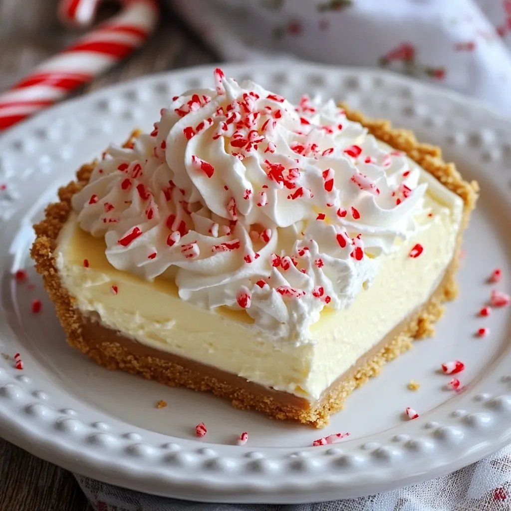Easy Candy Cane Pie Festive and Simple Dessert Recipe