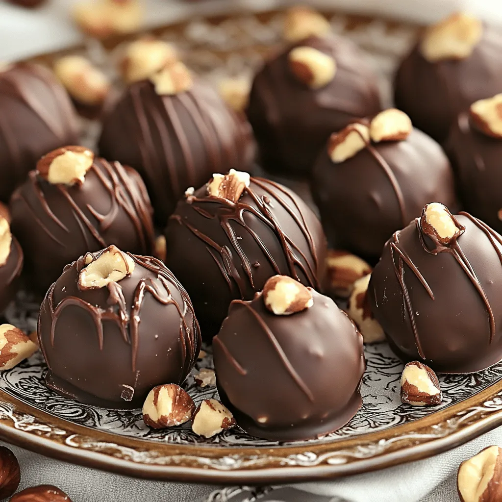 To create the 5-Ingredient Ferrero Rocher Desserts, gather these simple items: