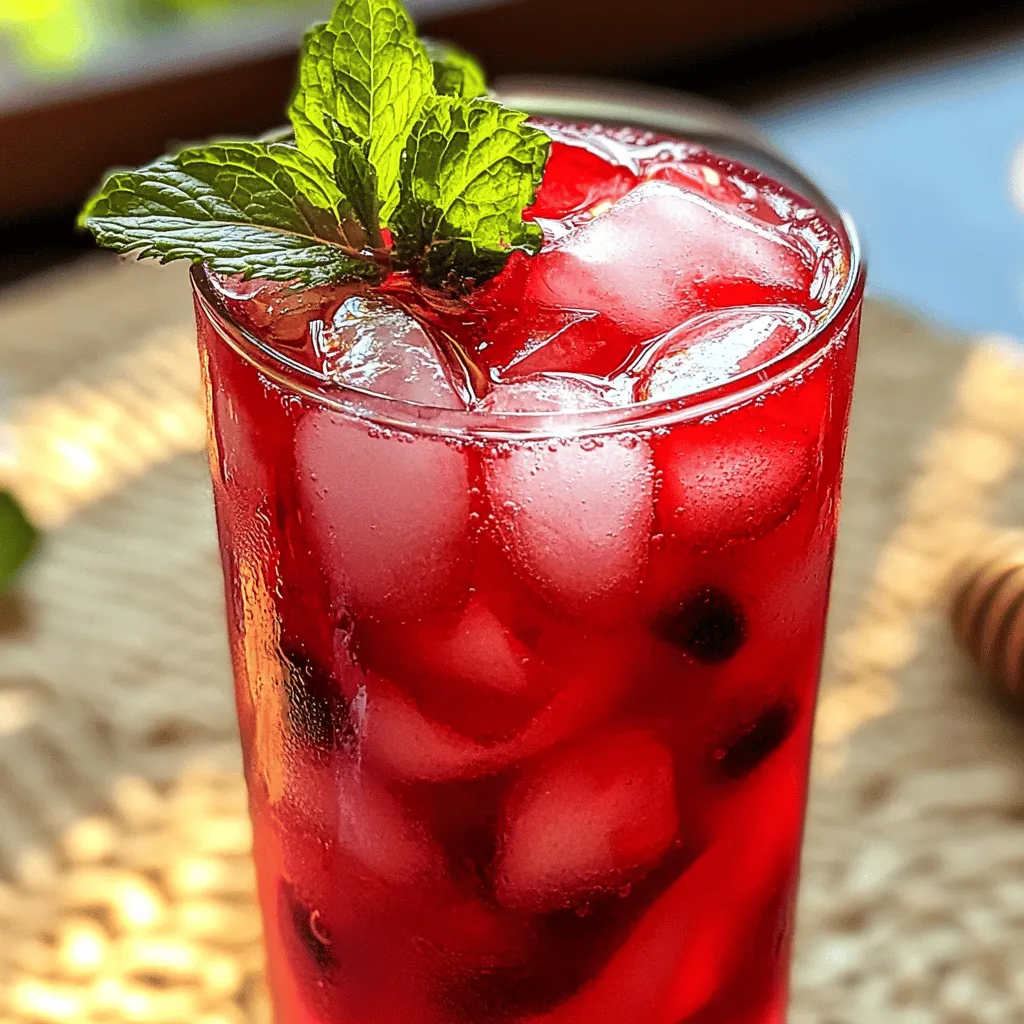 For this drink, you need 2 cups of fresh cherries. Make sure they are ripe and sweet. Rinse them well under cool water. Remove the stems and pits before using. Fresh cherries give the best flavor and color.