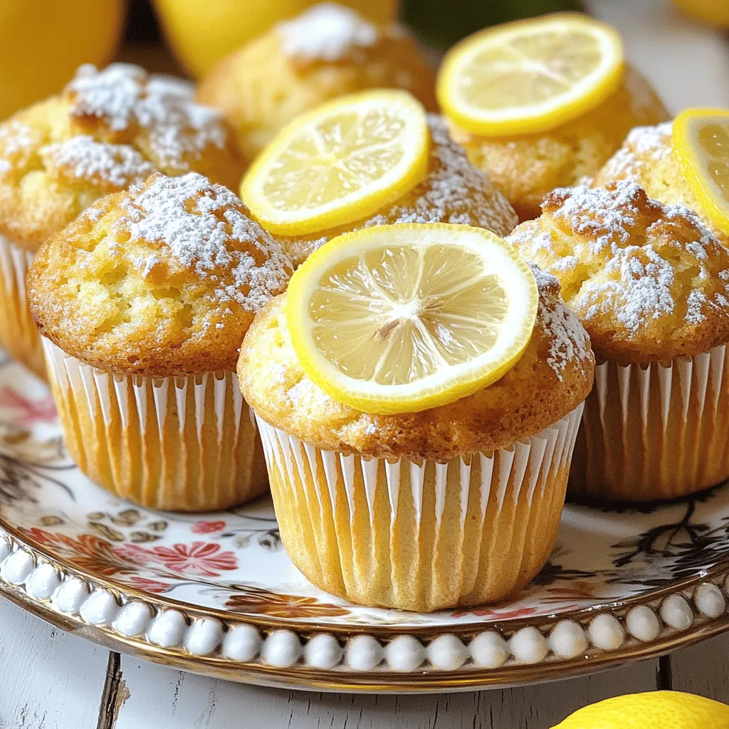 Lemon Cream Cheese Muffins Delightful for Spring