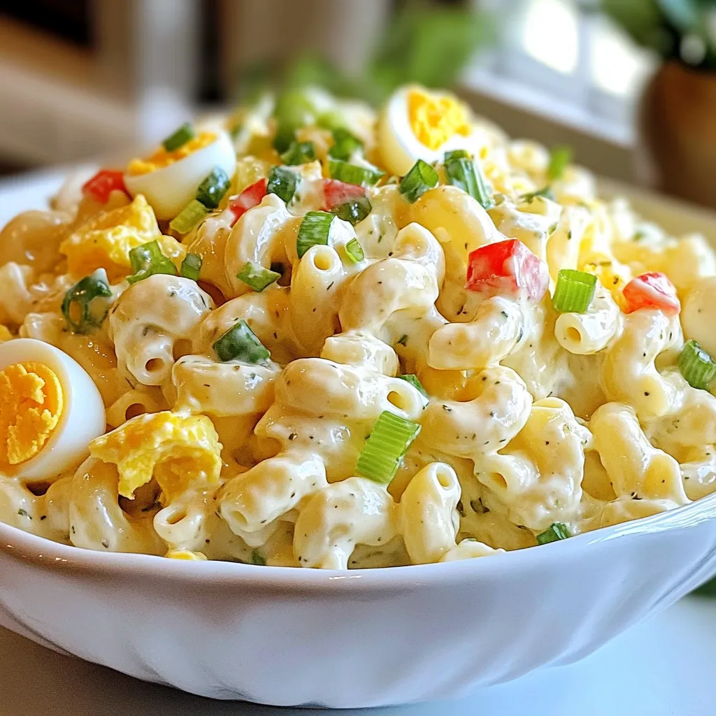 Creamy Deviled Egg Macaroni Salad Fresh and Flavorful Treat