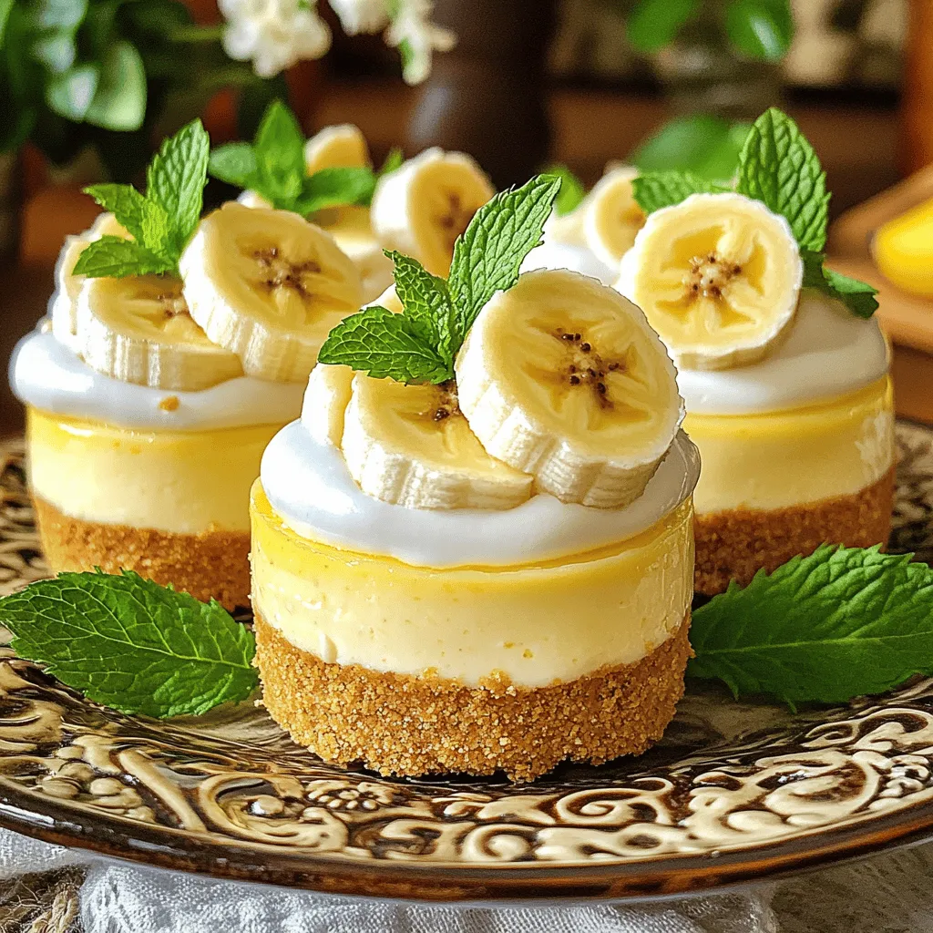 Mini banana pudding cheesecakes are small, delightful treats. They blend the flavors of classic banana pudding with creamy cheesecake. You get layers of textures and tastes in each bite. These mini desserts are perfect for parties or just a sweet snack.