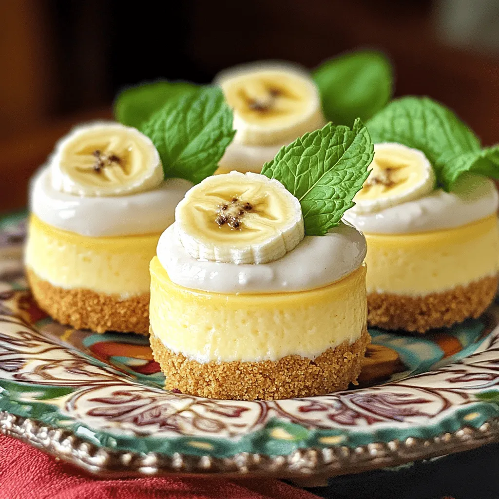 Irresistible Mini Banana Pudding Cheesecakes Recipe
