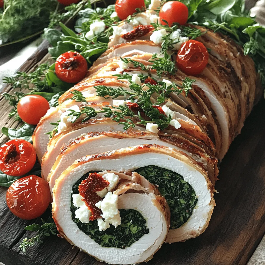 Savory Smoked Turkey Roulade with Flavorful Fillings