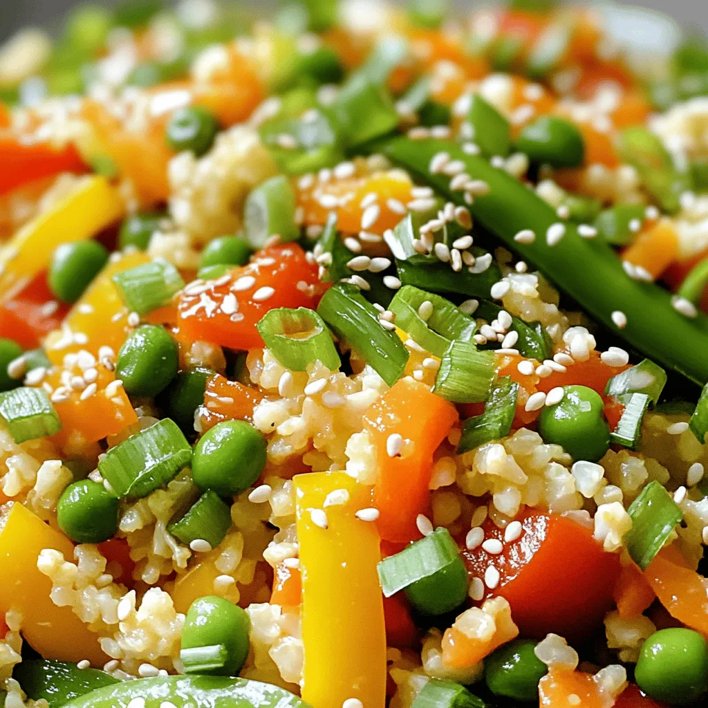 Cauliflower Rice Stir-Fry Flavorful and Fresh Dinner